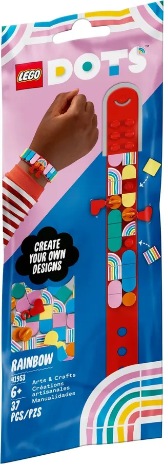 Bracelet arc-en-ciel avec breloques