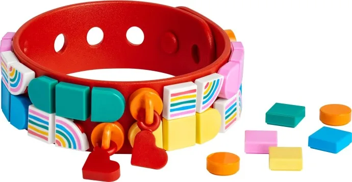 Bracelet arc-en-ciel avec breloques