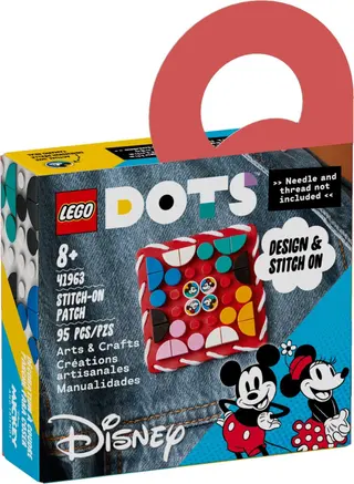 Mickey Mouse & Minnie Mouse opnaaipatch