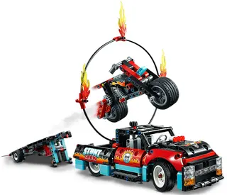 Stunttruck en -fiets