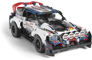 App-gestuurde Top Gear rallyauto