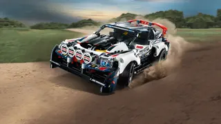 App-gestuurde Top Gear rallyauto