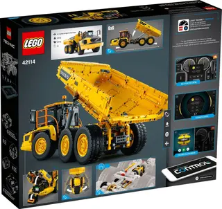 6x6 Volvo gelede dumper