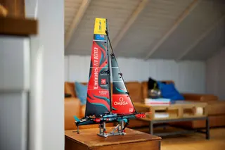 Emirates Team New Zealand AC75 Yacht