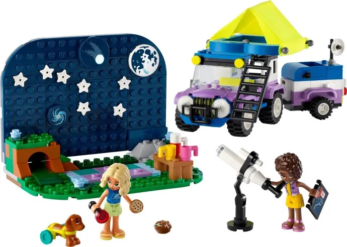 Véhicule de camping pour observer les étoiles