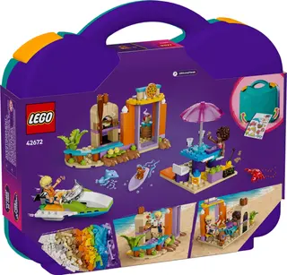 Creative Beach and Travel Suitcase