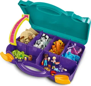 Creative Beach and Travel Suitcase