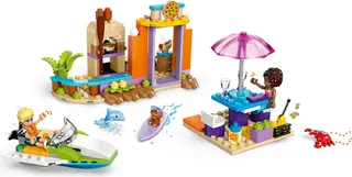 Creative Beach and Travel Suitcase