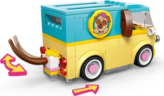 Camionnette d'accessoires pour animaux de compagnie