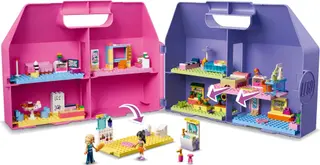 Creatieve poppenhuiskoffer