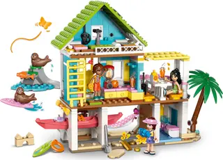 Beach House with Seals
