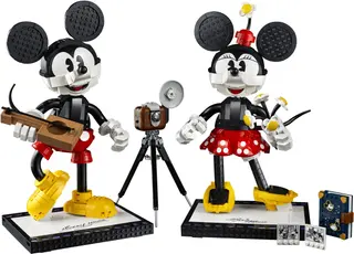 Mickey Mouse and Minnie Mouse Buildable Characters 