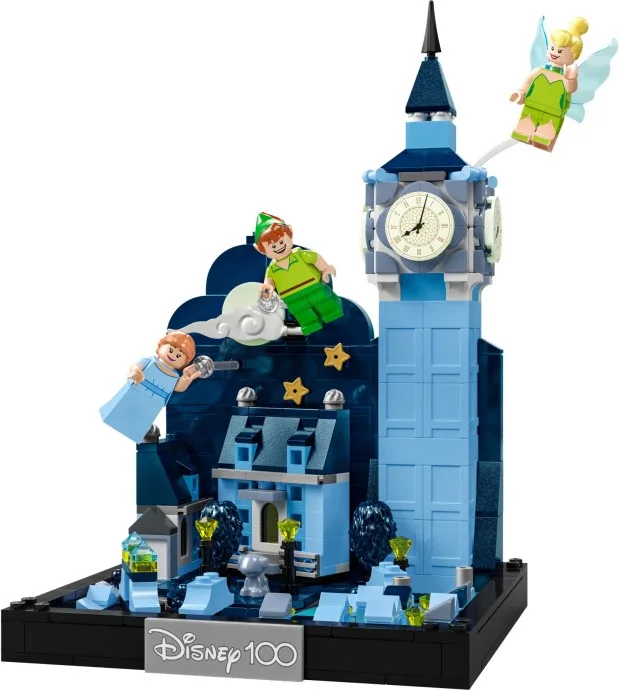 Peter Pan et Wendy's Flight au-dessus de Londres
