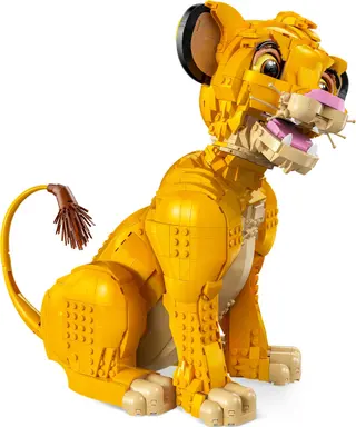 Der junge Simba, der König der Löwen