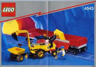 Eisenbahn-Traktor-Flachbett