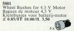 4 bagues de roue pour moteur de base 4,5 V