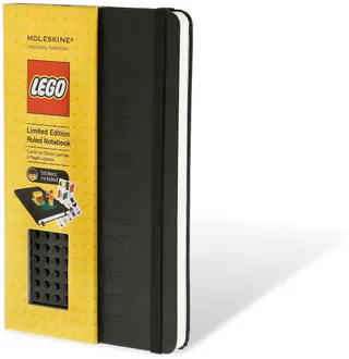 Moleskine notebook black brick, ruled, large 