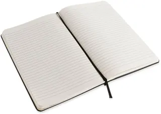 Moleskine notebook black brick, ruled, large 