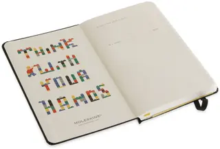 Moleskine notebook yellow brick, ruled, small