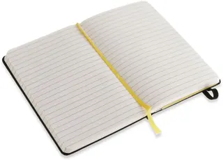 Moleskine notebook yellow brick, ruled, small