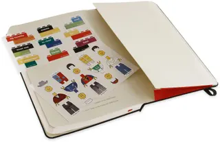 Moleskine notebook red brick, plain, large 