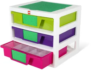 Girls 3-Drawer Storage Bin