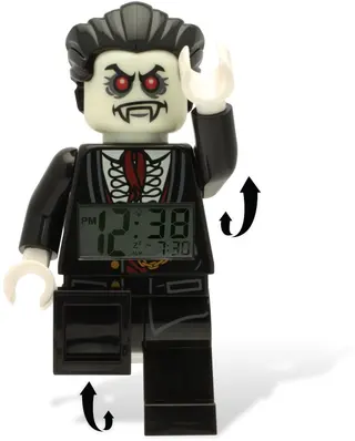 Monster Fighters Lord Vampyre Minifigure Clock