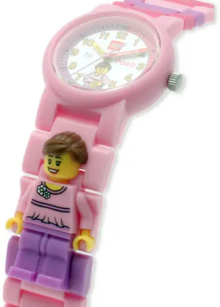 Time-Teacher Girl Minifigure Watch & Clock