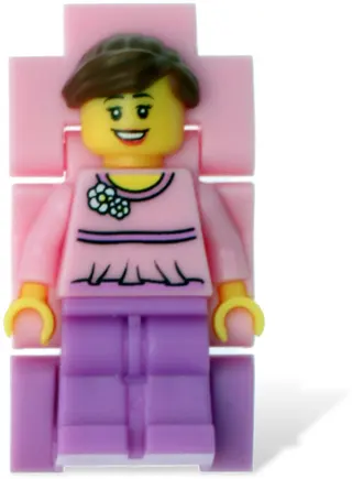 Time-Teacher Girl Minifigure Watch & Clock