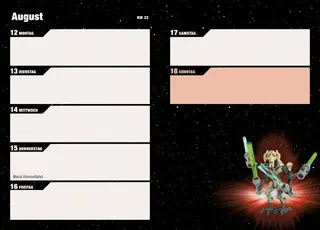 Star Wars 2014 Pocket Calendar