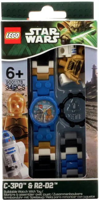 C-3PO and R2-D2 Minifigure Watch