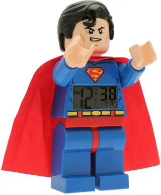 Superman Minifigure Clock