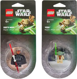 Darth Maul and Yoda Magnets
