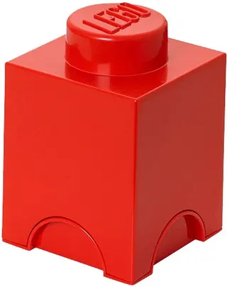 1 stud Red Storage Brick