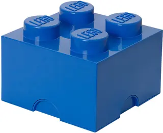 4 stud Blue Storage Brick