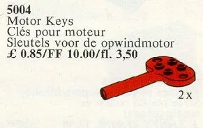 2 Schlüssel für den Aufziehmotor