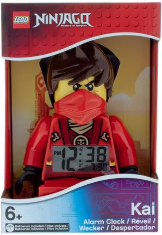 LEGO NINJAGO Kai Minifigure Clock