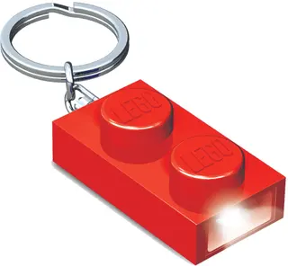 LEGO 1x2 Brick Key Light (Red)