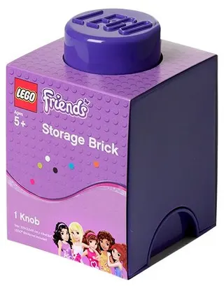LEGO Friends Storage Brick 1 Medium Lilac