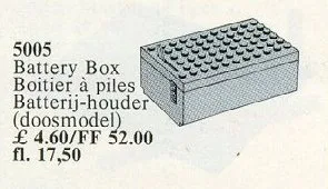 Batterijhouder grijs 4,5V voor gebruik met basisset 816