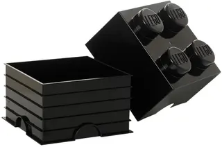 4 stud Black Storage Brick