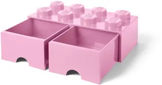 Schublade aus 8-Stecksteinen, hellviolett