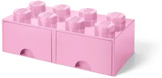 Schublade aus 8-Stecksteinen, hellviolett