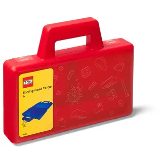 Transparent Red Sorting Case To Go