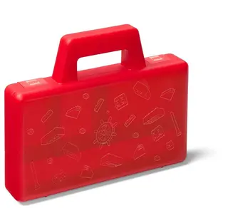 Transparent Red Sorting Case To Go