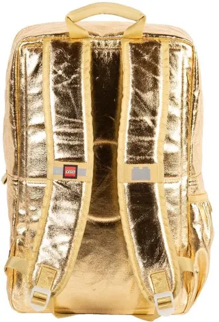 Gold Metallic Brick Backpack
