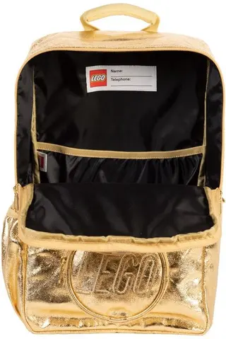 Gold Metallic Brick Backpack