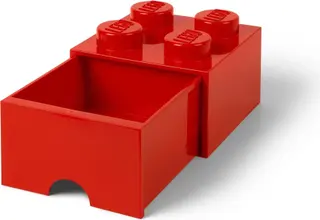 LEGO 4 stud Red Storage Brick Drawer