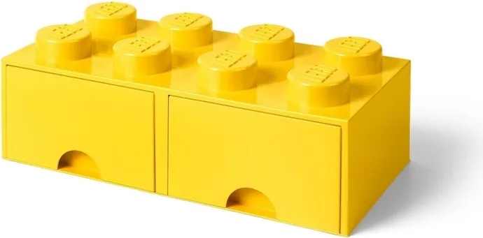 8-Stud-Ziegelschublade Gelb