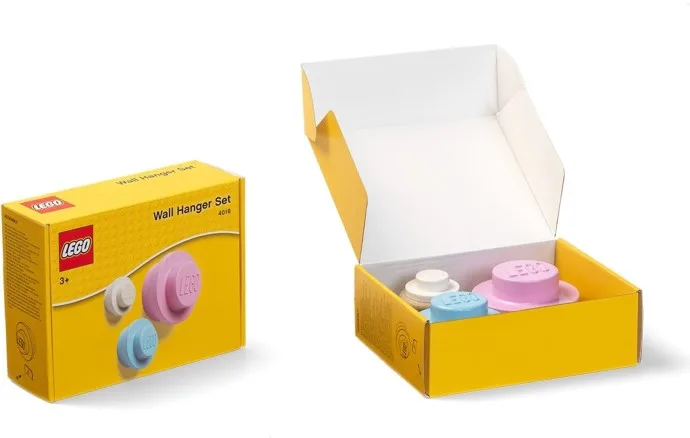 Muurhangerset wit lichtblauw roze